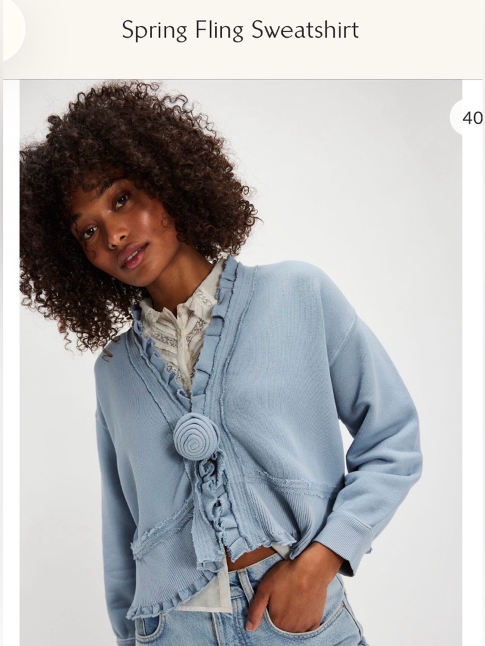 NWT! Free People Spring Fling Cardigan